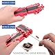 AIBREAY 2 Burst kreisel X String Launchers mit Griff, Kampfkreisel Starter Set, Battling Tops Schnur Launcher, Battle Spinner Starters, Kompatibel mit X-Serien kreisel, Schwarz Rot Set