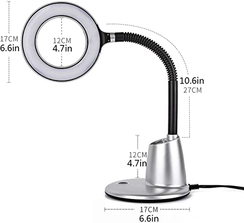 Lampe de lecture LED 9W à intensité variable lampe de bureau à brancher