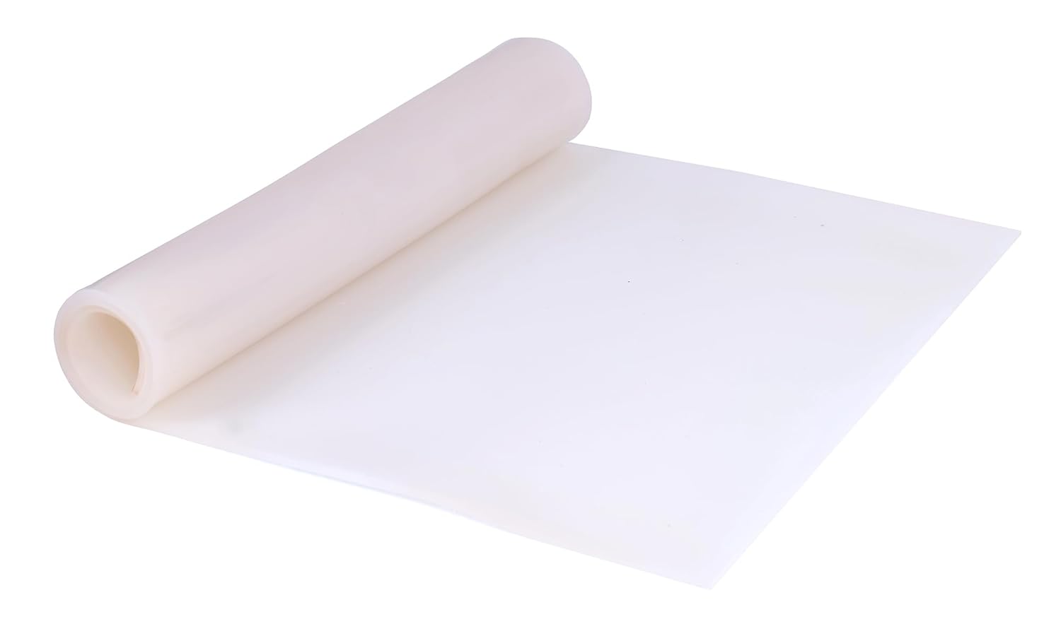 Neoprene Rubber Sheet Solid Rubber Strips Roll Mat PadInsulation High Temperature Rsistant for DIY Gaskets, Pads, Sealing, Cushion (Translucent, 12" X 23" X 1/8" (.125"))