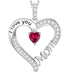 A7 July Birthstone Ruby Necklace