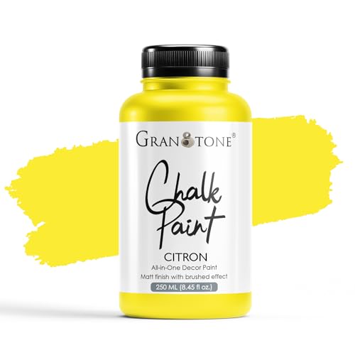 Image of GRANOTONE Chalk Paint Citron 250 ml Matte Finish