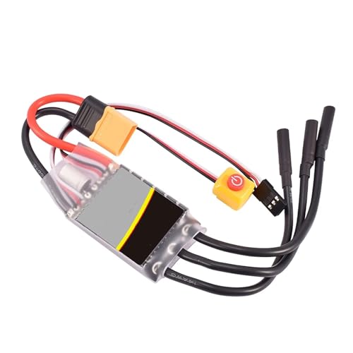 ESC Sin Escobillas 75A con BEC 6V/3A Potencia Estable para Motores 3660 3674 de Automóviles RC