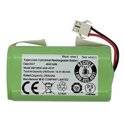 Accesorios For Aspiradora Robot, Batería De 3500 MAh, Compatible con Conga Y Excellence, Modelos 950, 990, 1090, 1790, 1990, N79S, N79 Y DN622.(2600mAH)