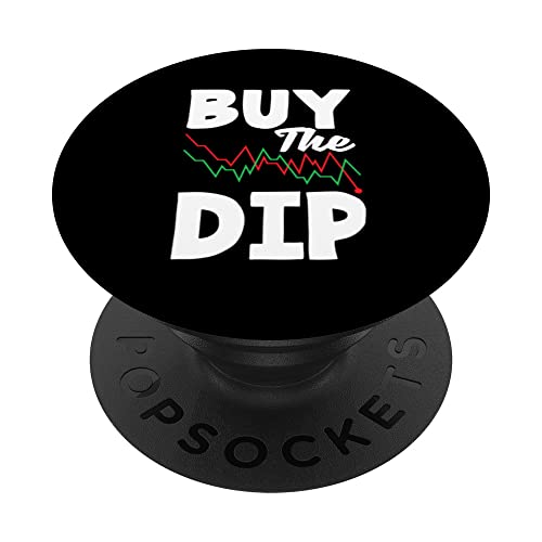 Buy The Dip Investor Day PopSockets Swappable PopGrip, Black