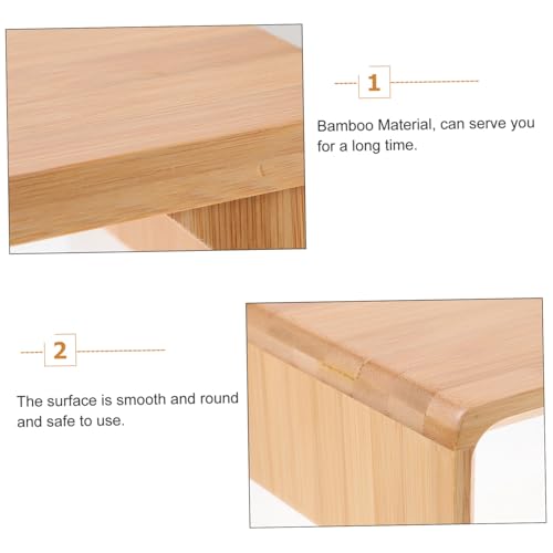 Support Moniteur Bureau Bambou OUNONA Riser Élégant Écran - 4