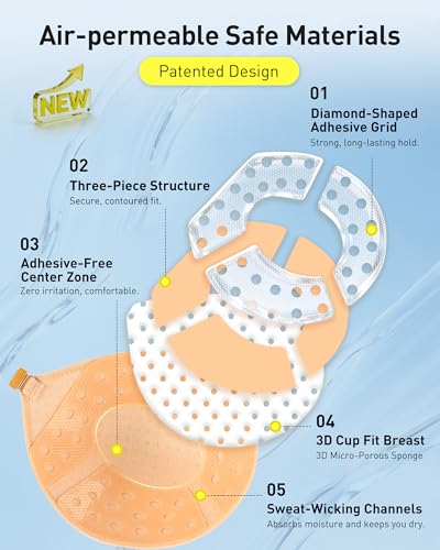 Image of Niidor Sticky Bra Adhesive Strapless Ultra Invisible Push up Silicone Bra Multiple Colors Sizes Women's Exotic Bras