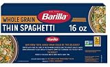 Whole Grain Thin Spaghetti Pasta (2 Boxes, 16 oz. each)
