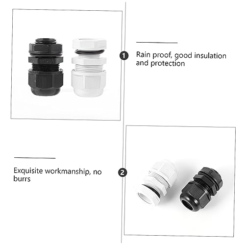 Prensaestopas para cable contra tirones conector estanco pasacables Veemoon para reparar cajas 6