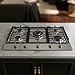 Gas Cooktop 30 inch with 5 Sealed Burners, Stainless Steel Built-in Stove Top, NG/LPG Convertible, Dishwasher Safe Cast Iron Grates, 38K BTU