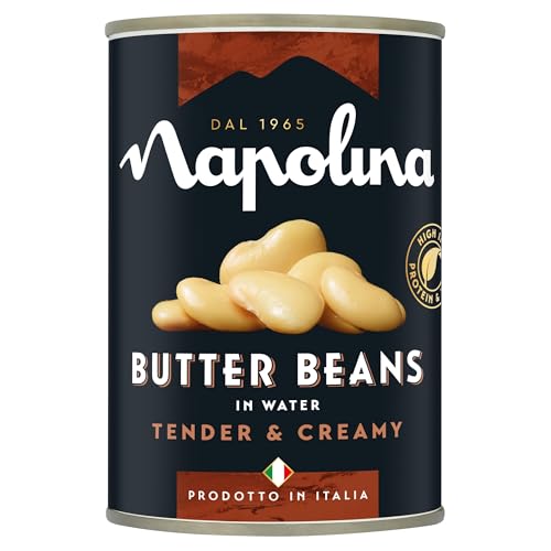 Napolina Butter Beans in Salted Water 400 g (Pack of 1)