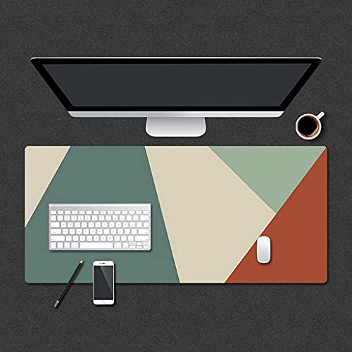 Tapis de souris gaming XXL avec coutures colorées créatives et surface premium lisse