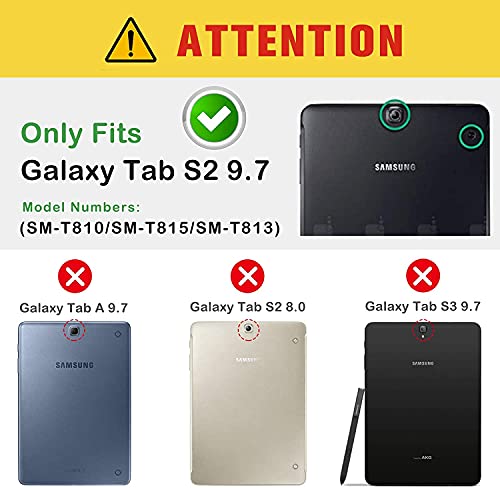 Funda Samsung Tab S2 9.7 antichoque plegable hoja arce 2