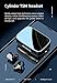 TWS Bluetooth Headphones,HD Stereo Noise Cancelling Wireless Earphones,Bluetooth 5.1 Earbuds 180H Playtime Wireless Charging Case & Power Display,in-Ear TWS Headphone for iPhone and Android Phones