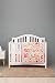 Rose Blossom Pink Red Watercolor 3 PCs Baby Crib Bedding Set