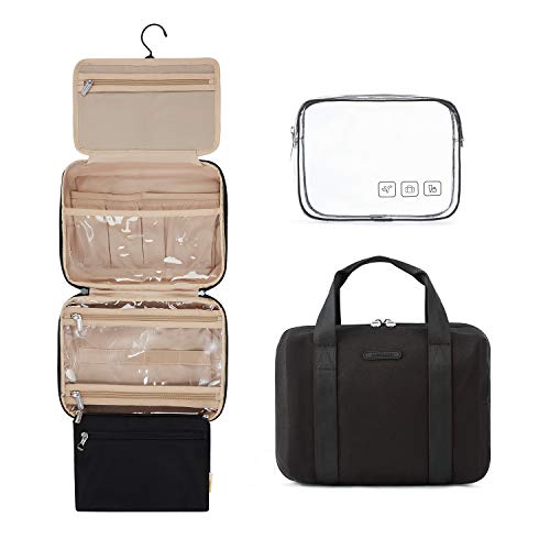 BAGSMART Hanging Toiletry Bag Travel Organizer - Perfect for Storing Your Essentials on the Go