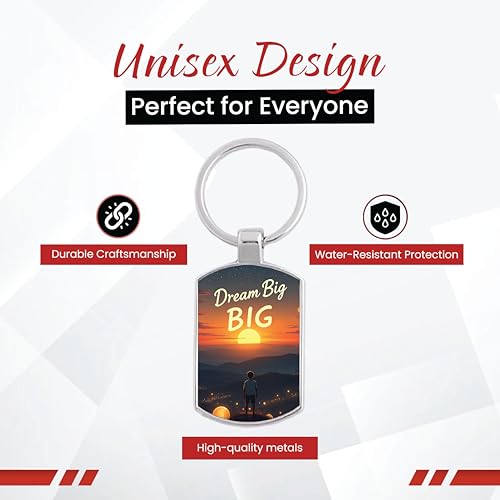 Image of Premium Printed Metal Keychain for Men & Women | High-Definition Artwork Print | Durable Key Ring for Car, Bike, Home & Office Keys | Stylish Decorative Key Holder Gift
