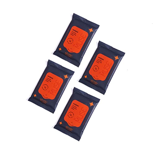 Image of MyMuse Intimate Wipes Pack of 4 (40 Wipes) | Aloe Vera, Vitamin E Extract |pH Balanced for Women, Skin Friendly, Daily Hygiene |Avoid Itching, dryness, Odor & Allergies
