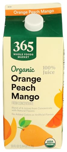 Image of 365 by Whole Foods Market, Organic Orange Peach Mango Juice, 59 Fl Oz