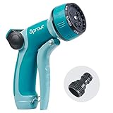 Sprout 65107-AMZ Melnor Metal Front Trigger 7-Pattern Nozzle and QuickConnect Product Adapter Amazon...