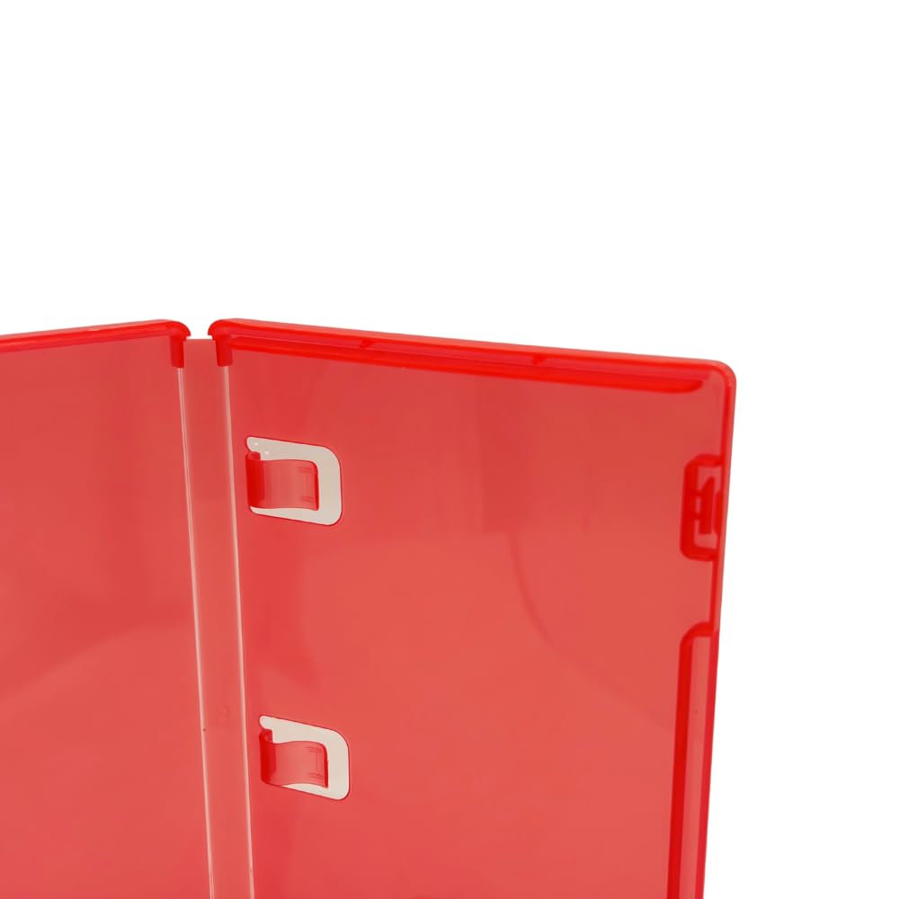 shopanize24® Leerhülle passend für Switch 2 - Rot - mit Logo - Ersatzhülle für Spielehüllen - auch passend für Switch 1 (Rot, 15 Leerhüllen)