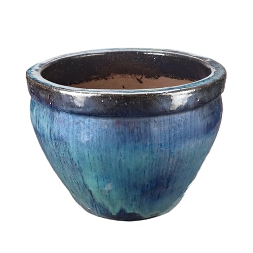 TucanoHamburg Blumentopf/Pflanzgefäß, Glasierter Steinzeugtopf, Modell...