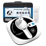 Ultrasound Therapy Machine Portable Massage Device for Muscle and Joint Relief, 3-Level Adjustment Gears, Ultrasonic Physiotherapy Massager Device (White 03)