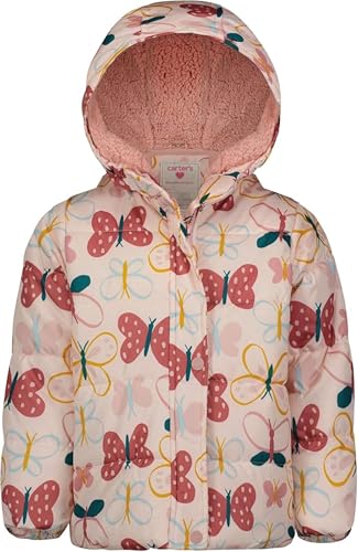 Image of Carter's Girls 2-Piece Snowsuit Puffer Jacket and Skibib Snow Pants Toddler and Big Kids