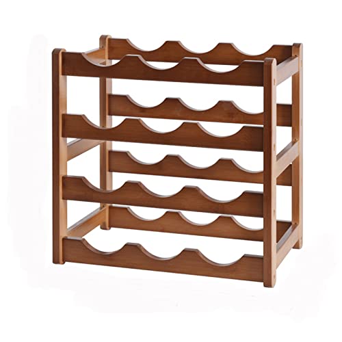 Support pour bouteilles de vin stable à 4 niveaux pour buffet et bar - 2