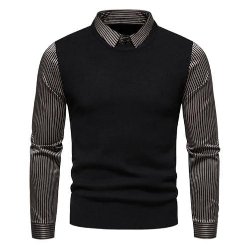 Winter Men's Sweater Knitwear Casual Pullovers Fashion Cold Turn-Down Collar Casual Pullovers2