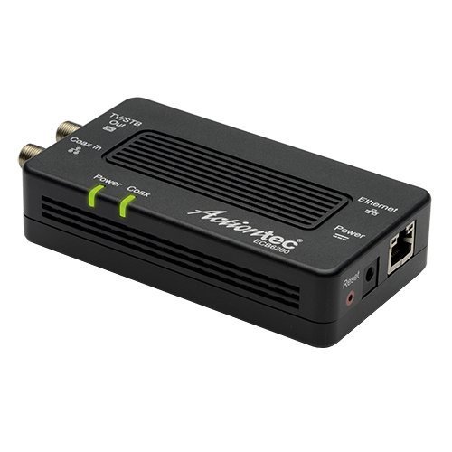 Actiontec MOCA Adapter for Ethernet Over Coax, 1 Gbps Bonded 2.0 MoCA Adapter (ECB6200S02),Black,9.2' x 3' x 6.5' (Renewed)