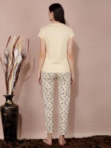 Image of Dollar Missy Women's Combed Cotton T-Shirt Pyjama Night Suit