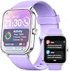 Smart Watch para Mujer, Pantalla AMOLED Ultra Clara 1.85'', Alexa Integrado | Monitor de Fitness con 110+ Modos Deportivos Ritmo Cardíaco/SpO2/Sueño/Calorías, para iPhone/Android, IP68 Impermeable 2
