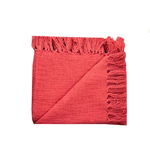 Image of Home Abstract Single Throw Red Color