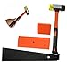 FOYTOKI Heavy Duty Flooring Installation Kit with Pull Bar Tapping Block and Spacers for Laminate and Hardwood Floors Professional Tools for Efficient Home Use