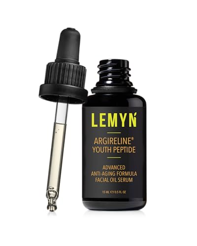 Lemyn Organics Argireline Youth Peptide Face Oil Serum | Anti-Aging, Hydrating, and Firming | Freshly Made Skincare | 15ml