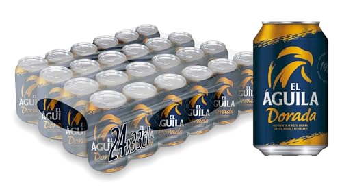 El Aguila Dorada Cerveza Lager Especial Pack Lata, 24 x 33cl