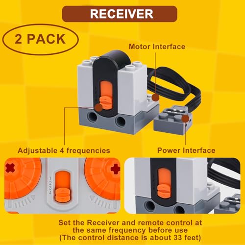 Muxierr M-40 40Pcs Power Function Motor Set For Lego Technic thumb #4