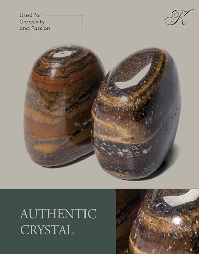 KALIFANO Tumbled Tiger's Eye Stones - Ojo De Tigre Piedras Caidas/Reiki Crystal for Wicca/Healing - Information Card Included (Family Owned)