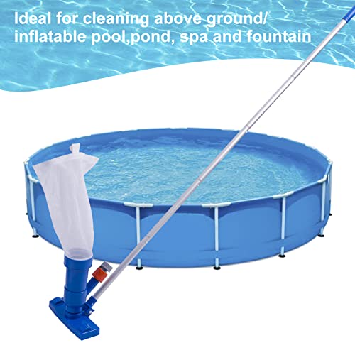 2023 Upgraded Swimming Pool Spa Jet Vacuum Cleaner With Brush & 56" Pole,For Above Ground/Inflatable Pool,Hot Tub,Pond, Spa, Lake And Fountain #TOP6