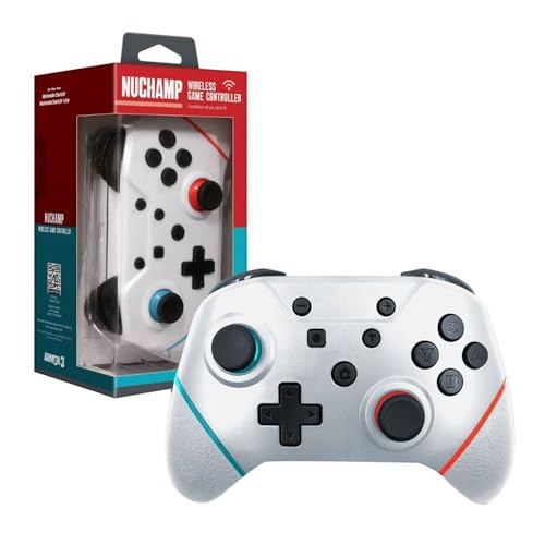 Armor3 "Nuchamp Wireless Game Controller for Nintendo Switch/Lite (White) - Nintendo Switch