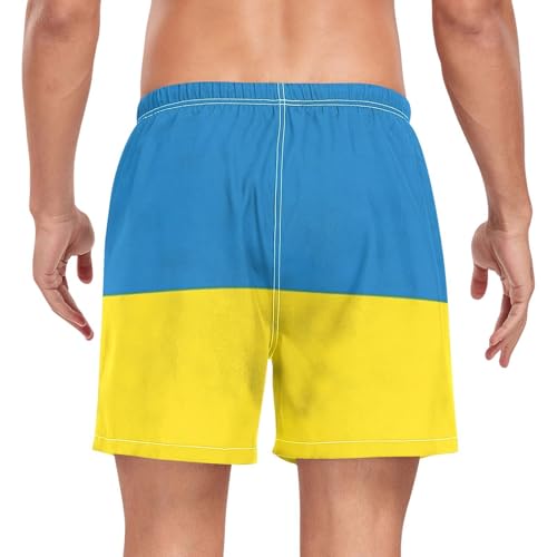 Yuiboo Swimming Trunks for Men Men's 2 Layer Workout Running Shorts2