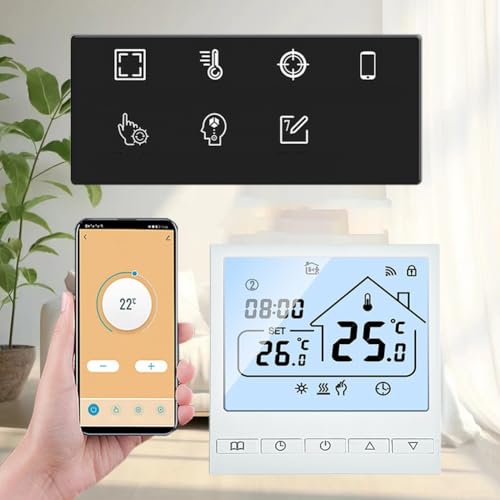 Thermostat intelligent WiFi 16A programmable par commande vocale Alexa - 5