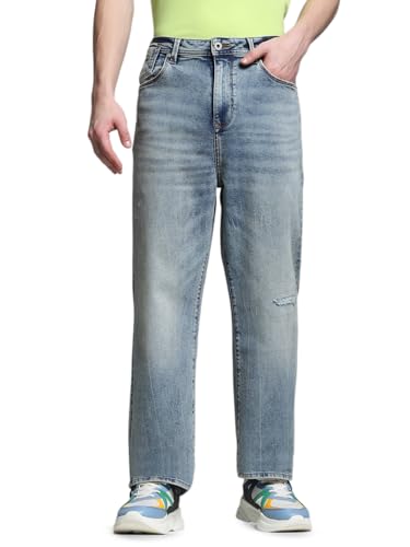 Image of Jack & Jones Men's Loose Fit Jeans | High Rise | Jeans for Men