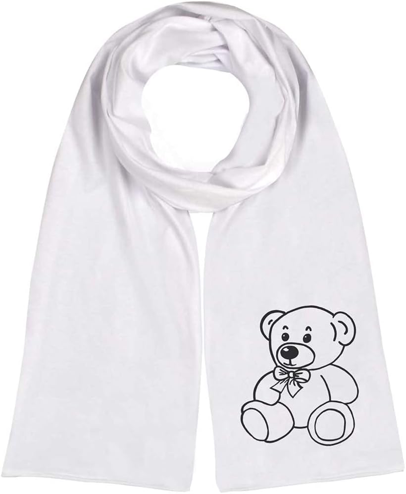 Azeeda 'Oso de Peluche' Bufanda/Abrigo Ligero (SC00016827)