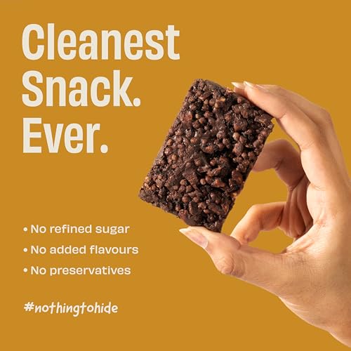 Image of The Whole Truth - Super Crunchy Mocha Millet Protein Bar 12G | Pack of 6 x 55g | Cleanest Snack Ever | No Refined Sugar | Real Coffee Real Cocoa | Perfect On the Go Snack