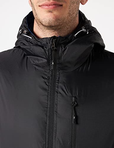 Izod Ribstop Hooded Jacket Giacca, Nero (Black