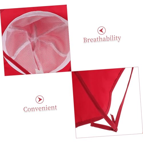 Sun Hat with Neck Flap Wide Brim UPF Protection for Summer Beach Activities Lightweight Quick Dry Cap for Boys Years Old Red3