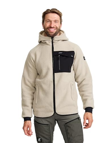 Sherpa Hoodie Veste Polaire Extérieur Randonnée Homme Chaude