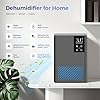 Deumidificatore 2500ML, Deumidificatore Casa Muffa Elettrico, Ultra Silenzioso, Spegnimento Automatico, Purificatore Dell'aria, Contro Umidità e Muffa per Camera da Letto, Bagno, Casa