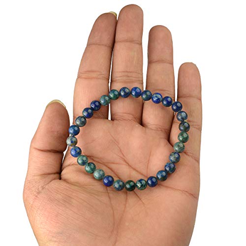 Image of Reiki Crystal Products Natural Crystal Stone Bracelet 6 mm Round Beads for Men & Women | Gemstone Jewellery Bracelet | Reiki Charged | Multiple Stone Variants Available